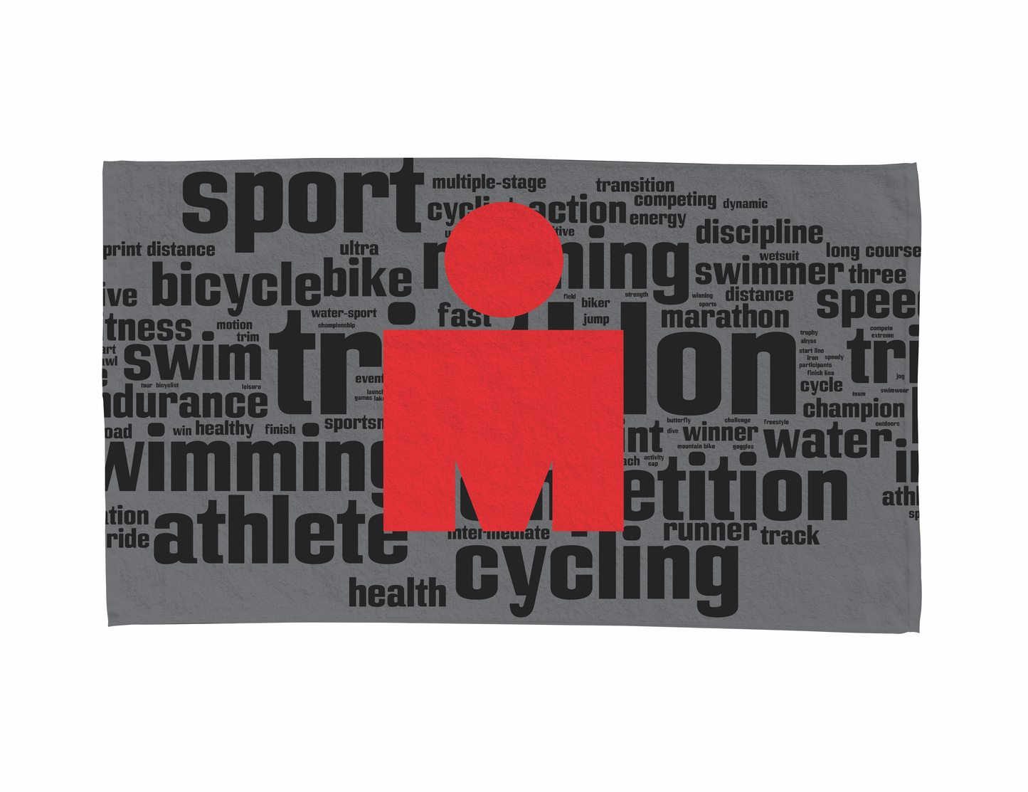 IRONMAN TRI 1 00123 Toalla de 80cm x 50cm Full Sublimada