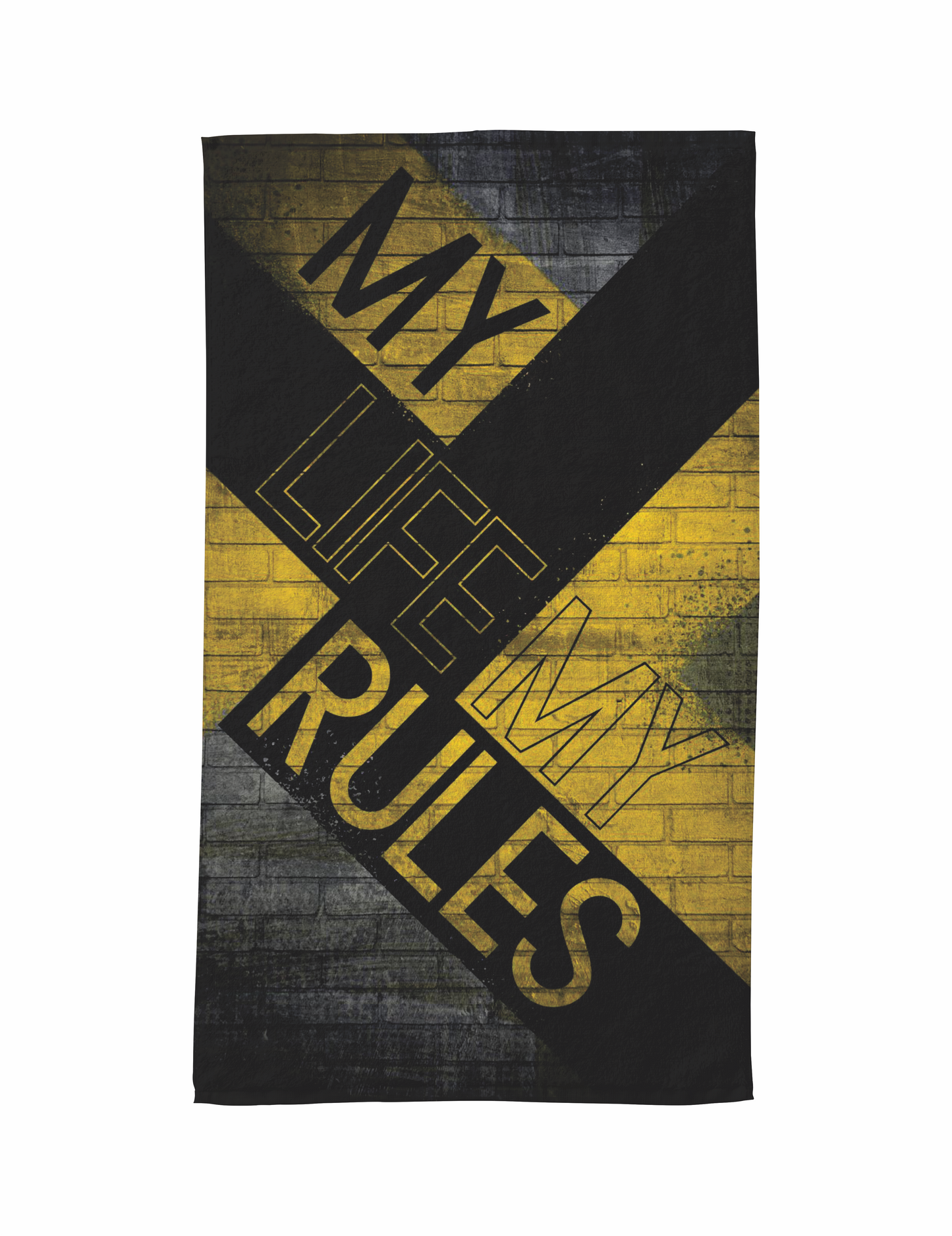 MY RULES GYM 00117 Toalla de 80cm x 50cm Full Sublimada