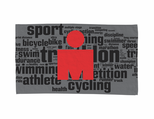 IRONMAN TRI 1 00123 Toalla de 80cm x 50cm Full Sublimada