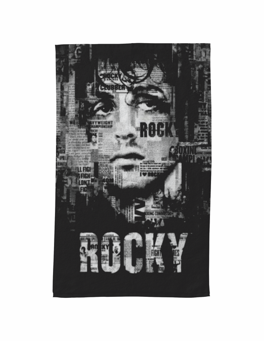 ROCKY FACE 00161 Toalla Full Sublimada de 80cm x 50cm